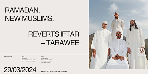 Ramadan: Muslim Reverts Iftar + Taraweeh primary image