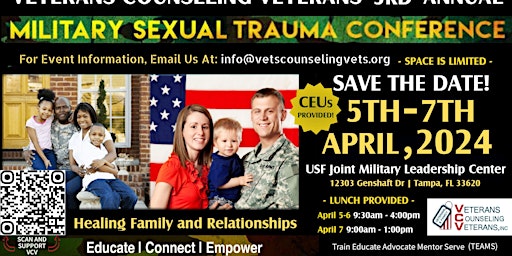 ONLINE - DAY 1 Veterans Counseling Veterans 3rd Annual MST Conference  primärbild
