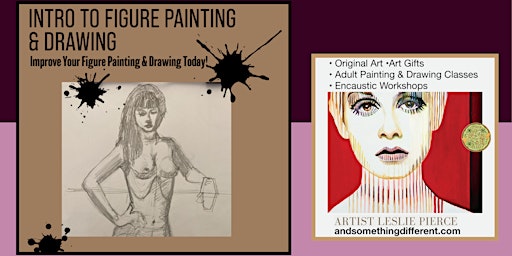 Starts April 14th/ Intro to Dynamic Figure Painting & Drawing primary image