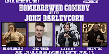 Homebrewed Comedy at the John Barleycorn Tavern