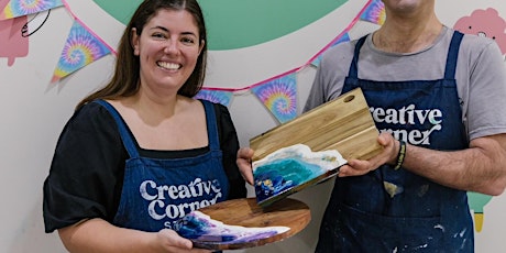 Resin Pour Workshop - Create your cheeseboard