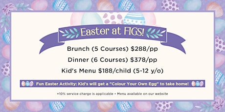 A Mediterranean Easter at F.I.G.S & APÉRO (Brunch & Dinner)