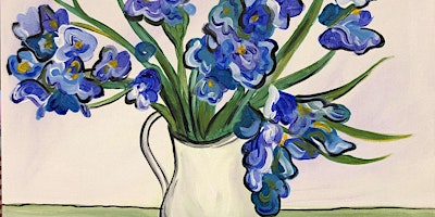 Primaire afbeelding van Van Gogh's Blue Irises - Paint and Sip by Classpop!™