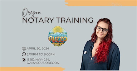 Oregon Notary Training