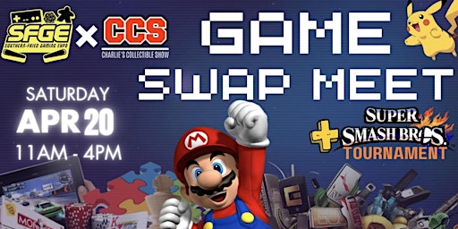 Primaire afbeelding van Game Swap Meet by Southern Fried Gaming Expo and CCS