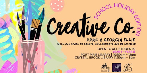 April Holiday Art Classes - Port Pirie Regional Library primary image