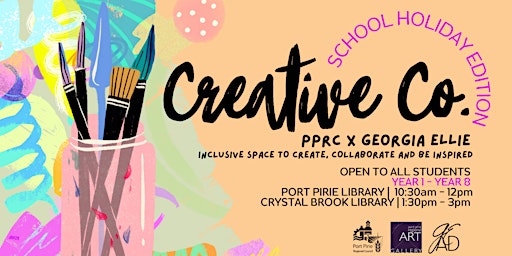 Primaire afbeelding van April Holiday Art Classes - Crystal Brook Library