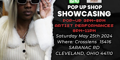 Primaire afbeelding van Memorial Day Weekend Pop Up Shop/Showcasing for Artist to Perform