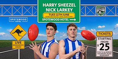 Harry Sheezel & Nick Larkey LIVE at Spotswood Hotel! primary image