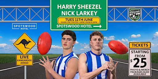 Primaire afbeelding van Harry Sheezel & Nick Larkey LIVE at Spotswood Hotel!