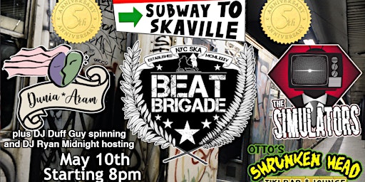 Beat Brigade, Dunia & Aram, The Simulators, DJ Duff Guy & Ryan Midnight primary image