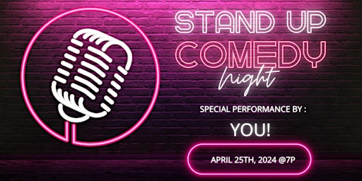 Imagem principal do evento Stand Up Comedy Night at On Par Entertainment-YOU are the comedian