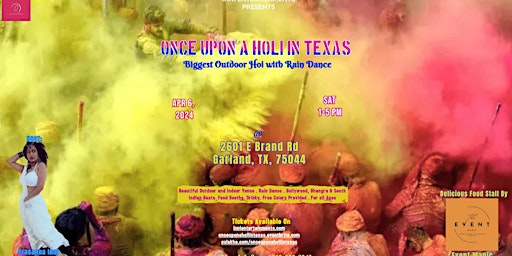 Primaire afbeelding van Once Upon A Holi In Texas