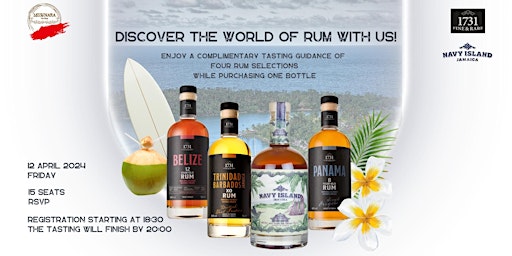 Imagem principal do evento Tasting Event: Discover the World of Rum with Us!