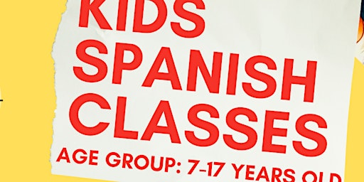 Primaire afbeelding van Kids Spanish Classes