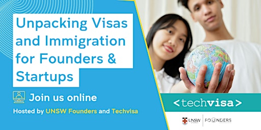 Imagem principal do evento Unpacking Visas and Immigration for Founders & Startups