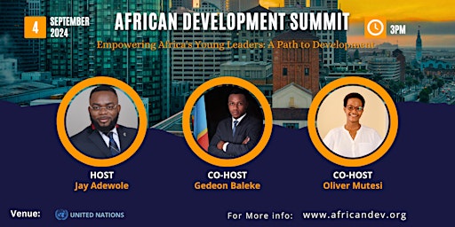 Empowering Africa's Young Leaders: A Path to Development primary image