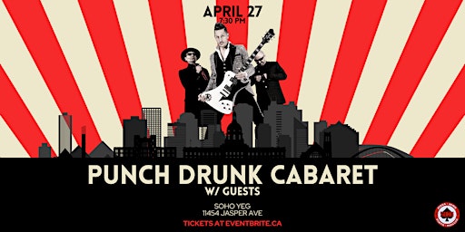 Imagen principal de PUNCH DRUNK CABARET w/ guests