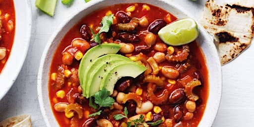 Primaire afbeelding van Cooking on a Budget: Vegetarian Chilli & Calven's Greek Salad