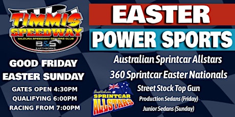 B&S Earthworks Timmis Speedway Sprintcar Easter Nationals - Night 2