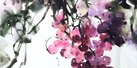 California Grapes - Paint n’ Sip -  Watercolor Painting Class