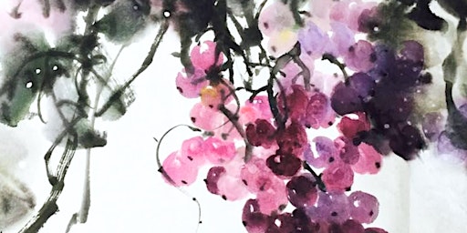 Immagine principale di California Grapes - Paint n’ Sip -  Watercolor Painting Class 