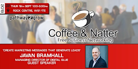 Walsall Coffee & Natter - Free Business Networking Thurs 19th Sept 2019 primary image