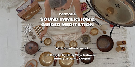 Immagine principale di RESTORE: Sound Bath & Guided Meditation (Gisborne, Vic) 