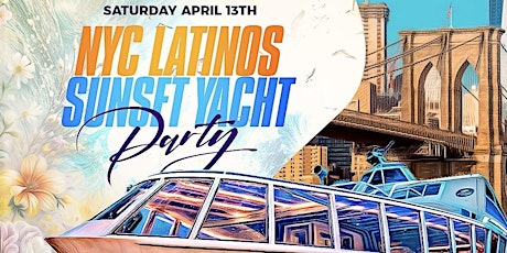 NYC  Sunset Booze Cruise  at Cabana Yacht: Latin & Reggaeton Edition