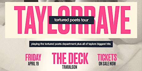 TAYLOR RAVE [ TRARALGON ] - APRIL 19 - THE TORTURED POETS TOUR