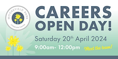 Image principale de Early Childhood Careers Open Day