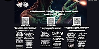 3 Day Pass Of 420 Weekend Of Brutality primary image