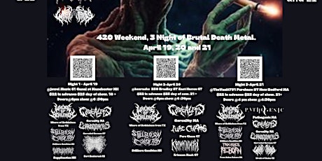 3 Day Pass Of 420 Weekend Of Brutality