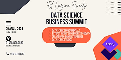 DATA SCIENCE BUSINESS SUMMIT