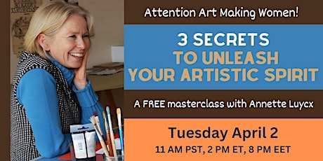 3 Secrets to Unleash Your Artistic Spirit