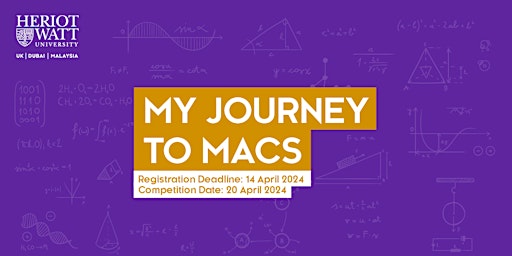 Hauptbild für My Journey to MACS Competition