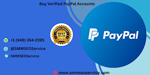 Primaire afbeelding van Top 3 Sites to Buy Verified PayPal l Accounts in This Year