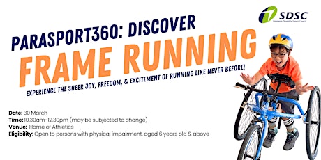 Parasport360: Discover Frame Running