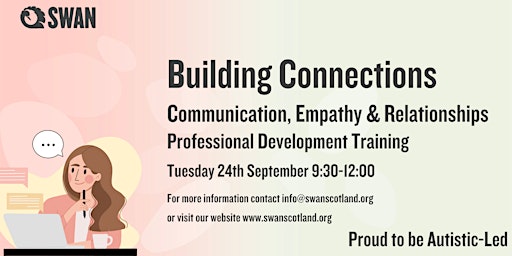 Imagen principal de SWAN Training - Building Connections - Communication & Empathy