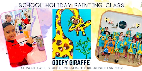 School Holiday Painting Class - Goofy Giraffe