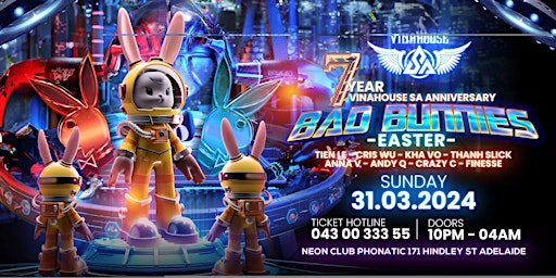 VINAHOUSE SA 7th Anniversary - BAD BUNNIES EASTER SUNDAY LONGWEEKEND primary image