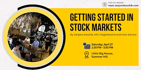 Getting Started in Stock Markets