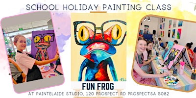 Hauptbild für School Holiday Painting Class - Fun Frog