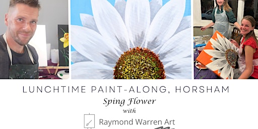Primaire afbeelding van Lunchtime Paint-Along, Horsham - 'Spring Flower'