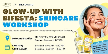 Glow-up with Bifesta: Skincare Workshop