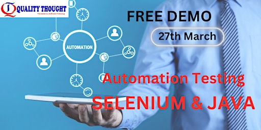 FREE DEMO on Automation Testing (SELENUIM & JAVA) primary image