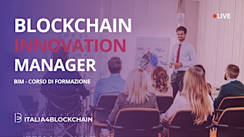 BLOCKCHAIN INNOVATION MANAGER - Digital Edition 11° | 8 lezioni primary image