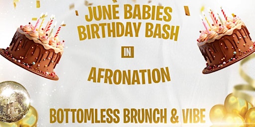 JUNE Babies Birthday Bash in AFRONATION PORTUGAL 2024 primary image
