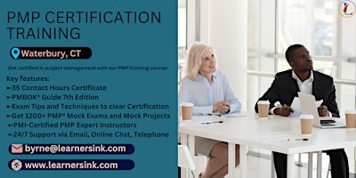 PMP Exam Certification Classroom Training Course in Waterbury, CT primary image