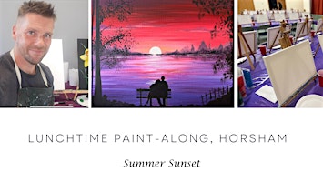 Imagem principal do evento Lunchtime Paint-Along, Horsham - 'Summer Sunset'